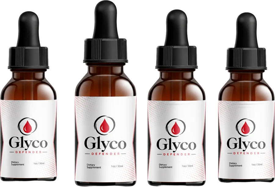 Glyco Defender liquid blood sugar support dropper bottles
